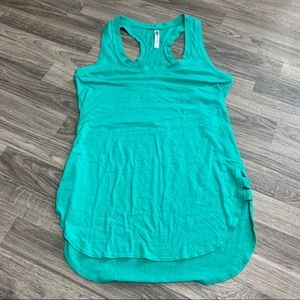 Fabletics Athletic Teal Tank Top; size Small